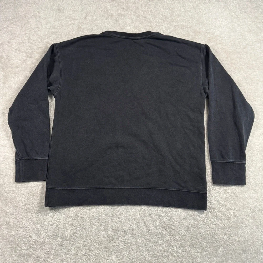 Nike Sweatshirt Mens XL Black Club‎ Fleece Crew Neck Embroidered Logo Pullover